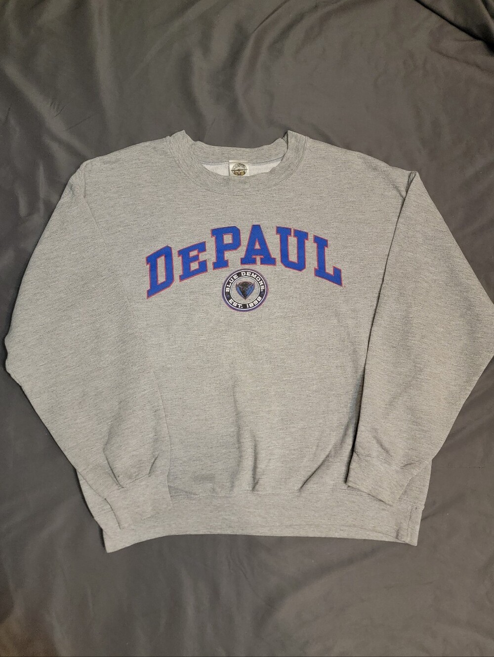 DePaul Grey Crewneck Sweatshirt